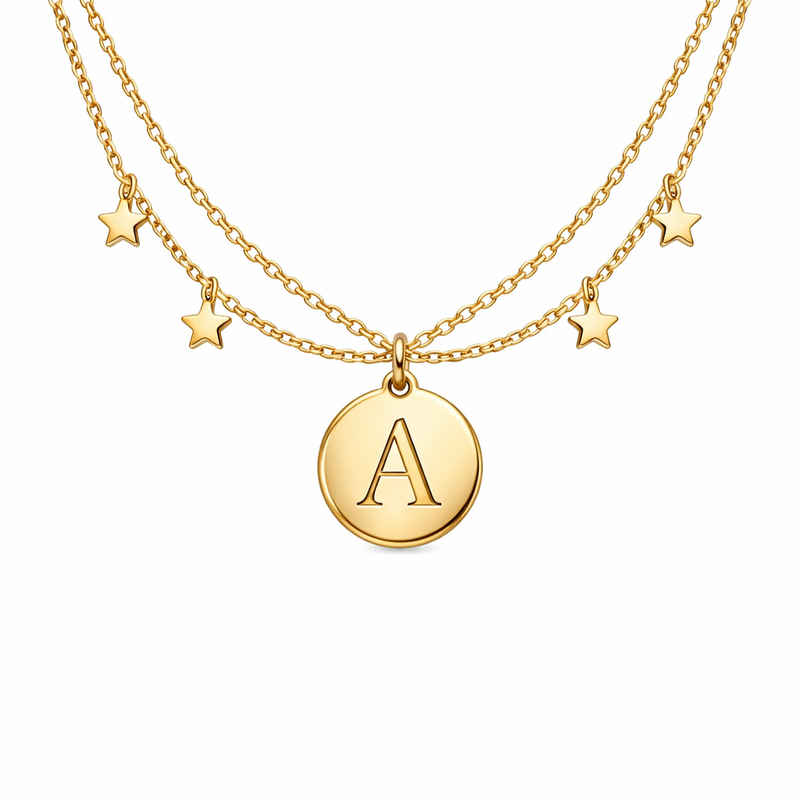 Enhance Your Jewelry Brand with Waterproof 18k Gold Plated Necklaces, Exquisite Initial Letter Charm Necklaces, and Stainless Steel Layering Star Necklaces Enhance Your Jewelry Brand with Waterproof 18k Gold Plated Necklaces, Exquisite Initial Letter Charm Necklaces, and Stainless Steel Layering Star Necklaces