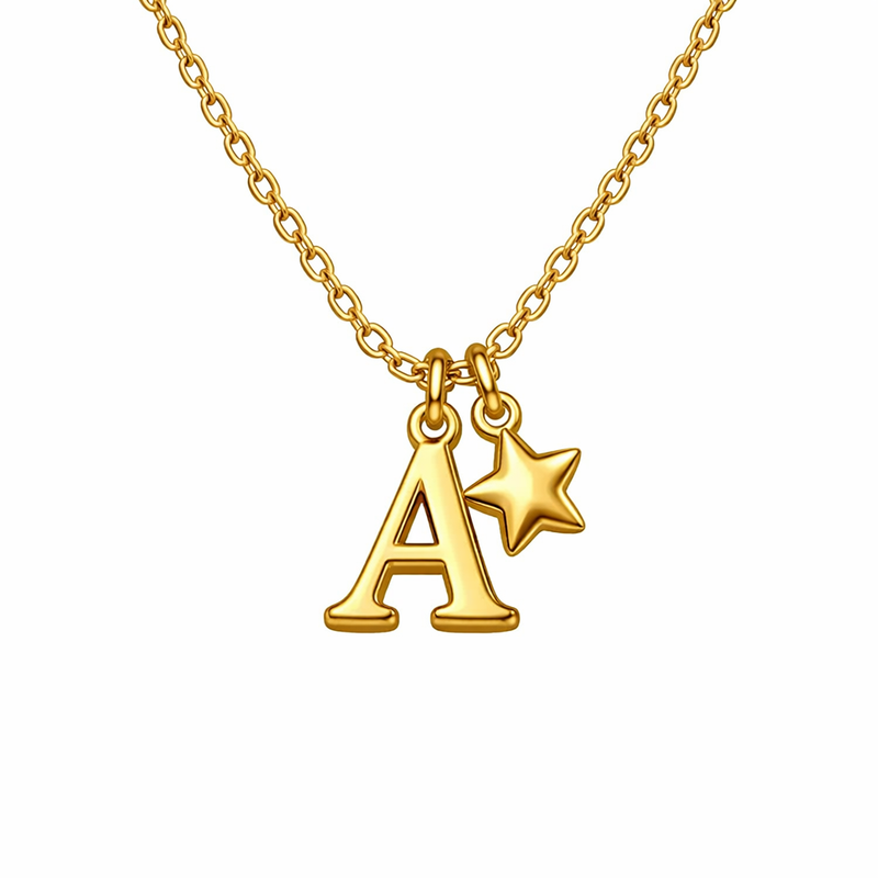 Why the Waterproof 18K Gold Plated Initial Letter Star Charm Necklace is a Must-Have for Jewelry Brands: Customization, Durability, and Wholesale Opportunities 5 Why the Waterproof 18K Gold Plated Initial Letter Star Charm Necklace is a Must-Have for Jewelry Brands: Customization, Durability, and Wholesale Opportunities