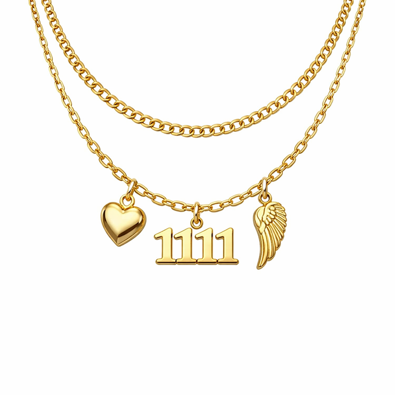 Why a Personalized Angel Number Necklace with Gold Plated Charm is the Next Trend in Stainless Steel Layering Jewelry for Your Business Growth