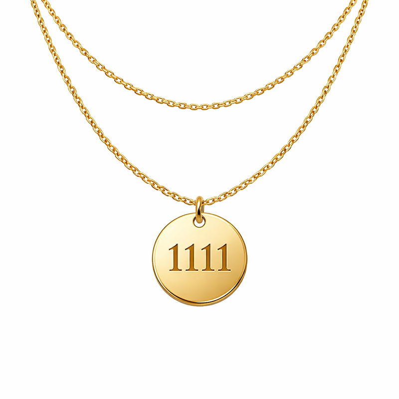 Boost Your Jewelry Brand with Customization: Personalized Angel Number Necklace, Gold Plated Layering Necklace, and Stainless Steel Disc Charm Necklace