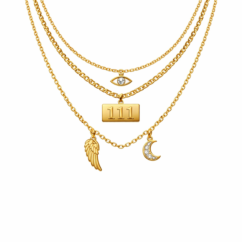 How to Leverage Personalized Angel Number Necklaces, Gold Plated Layering Necklaces, and Stainless Steel Charm Necklaces for Your Jewelry Business Growth
