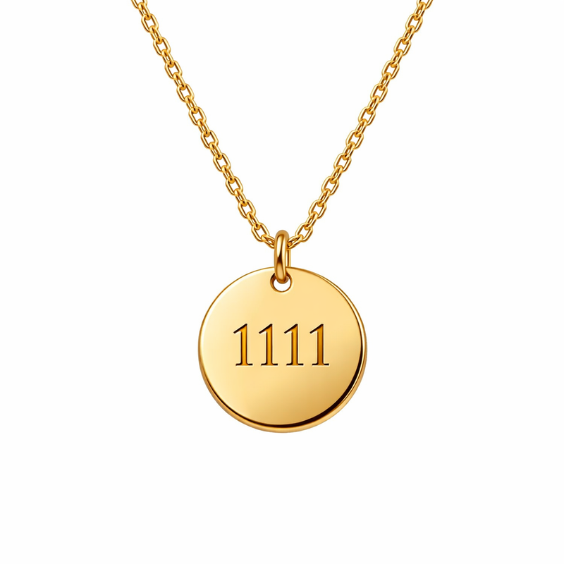 Personalized angel number disc charm gold plated layering stainless steel necklace drives customization, wholesale growth, and durable OEM manufacturing trends 8 Personalized angel number disc charm gold plated layering stainless steel necklace drives customization, wholesale growth, and durable OEM manufacturing trends