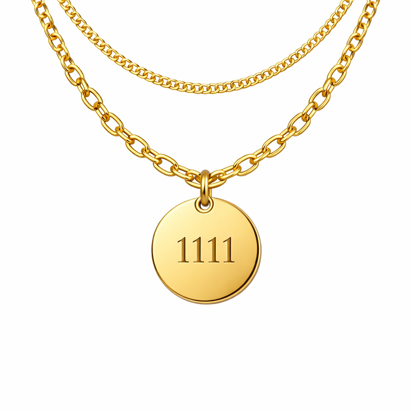 Personalized Angel Number Necklace Customization Drives Wholesale Growth in Gold Plated Layering and Stainless Steel Disc Charm Jewelry 5 Personalized Angel Number Necklace Customization Drives Wholesale Growth in Gold Plated Layering and Stainless Steel Disc Charm Jewelry