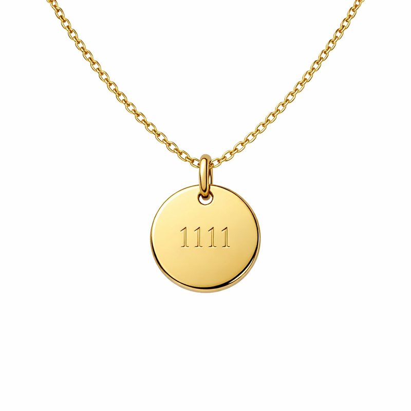 Personalized Angel Number Disc Charm Gold Plated Layering Stainless Steel Necklace Customization for Wholesale Growth with Low MOQ Quality Control 6 Personalized Angel Number Disc Charm Gold Plated Layering Stainless Steel Necklace Customization for Wholesale Growth with Low MOQ Quality Control