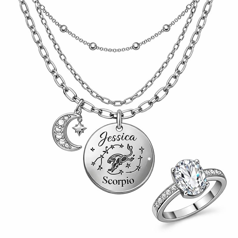 Personalized Engraved Zodiac Pendant Stainless Steel Layering Necklace: Customization-Driven Wholesale Growth for Jewelry Brands 2 Personalized Engraved Zodiac Pendant Stainless Steel Layering Necklace: Customization-Driven Wholesale Growth for Jewelry Brands