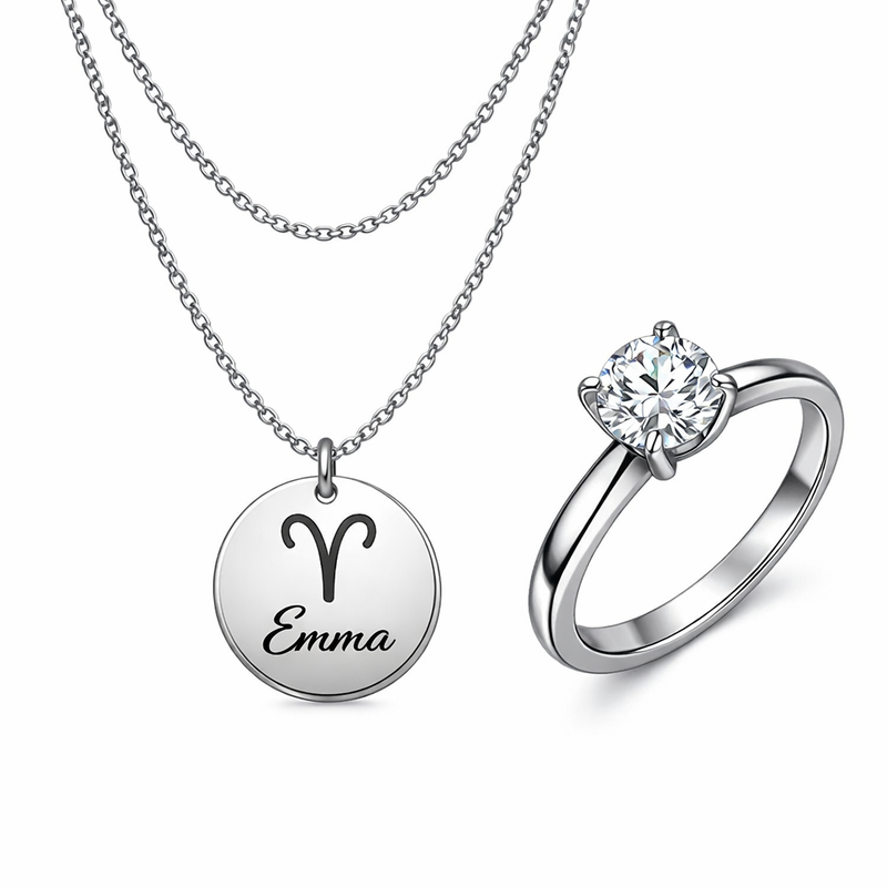 Personalized Engraved Zodiac Pendant Stainless Steel Layering Necklace: Custom Zodiac Sign Jewelry Solutions for Wholesale Manufacturers 2 Personalized Engraved Zodiac Pendant Stainless Steel Layering Necklace: Custom Zodiac Sign Jewelry Solutions for Wholesale Manufacturers