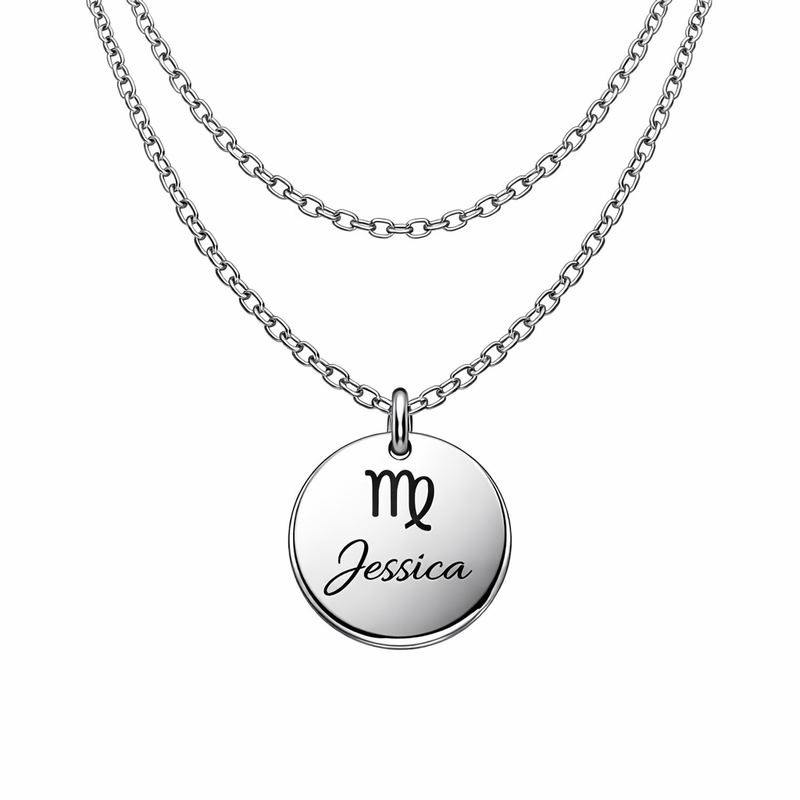 Personalized Engraved Zodiac Pendant Stainless Steel Layering Necklace Customization Trends Driving OEM/ODM Wholesale Jewelry Growth 2 Personalized Engraved Zodiac Pendant Stainless Steel Layering Necklace Customization Trends Driving OEM/ODM Wholesale Jewelry Growth
