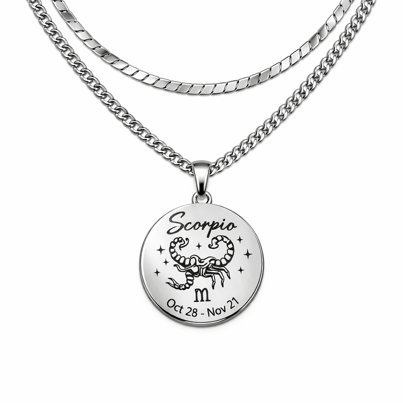Personalized Engraved Zodiac Pendant Stainless Steel Layering Necklace Trends Driving Customization and Wholesale Business Growth 6 Personalized Engraved Zodiac Pendant Stainless Steel Layering Necklace Trends Driving Customization and Wholesale Business Growth