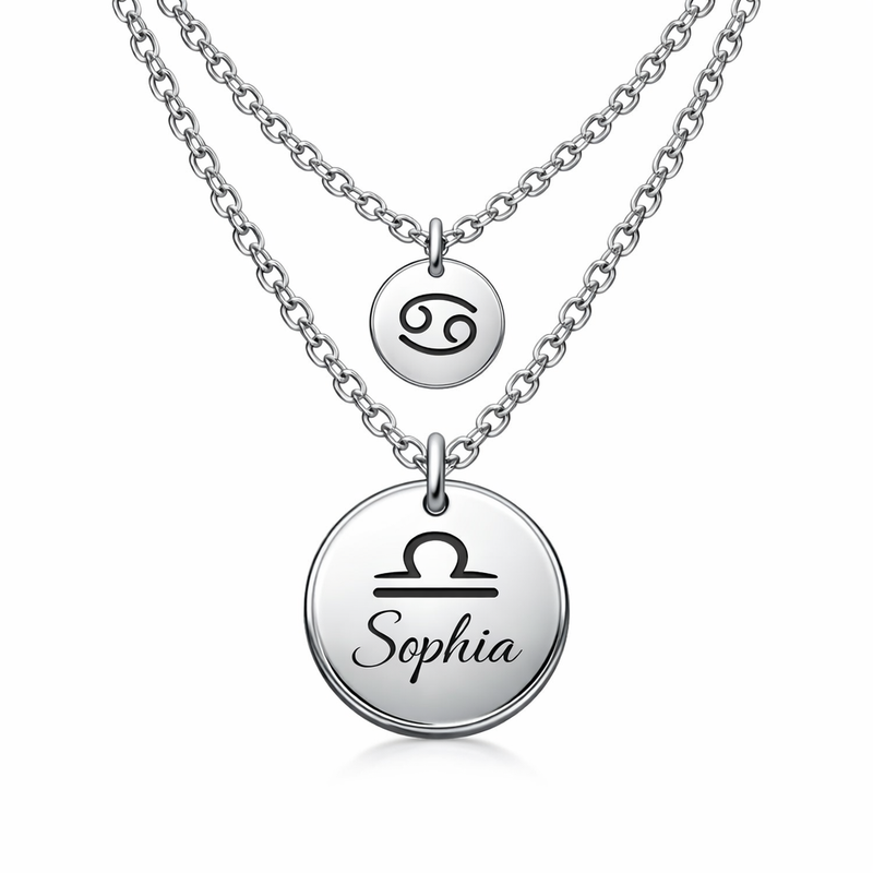 Boost Your Jewelry Business with Customization: Personalized Zodiac Pendant Necklace and Engraved Stainless Steel Layering Necklace for Wholesale Success 2 Boost Your Jewelry Business with Customization: Personalized Zodiac Pendant Necklace and Engraved Stainless Steel Layering Necklace for Wholesale Success