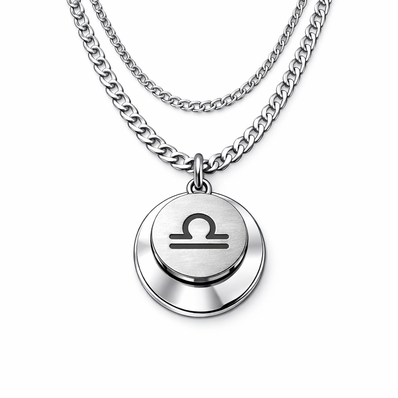 Personalized Engraved Zodiac Pendant Stainless Steel Layering Necklace: Boost Your Business with Custom Zodiac Sign Jewelry Manufacturing 8 Personalized Engraved Zodiac Pendant Stainless Steel Layering Necklace: Boost Your Business with Custom Zodiac Sign Jewelry Manufacturing