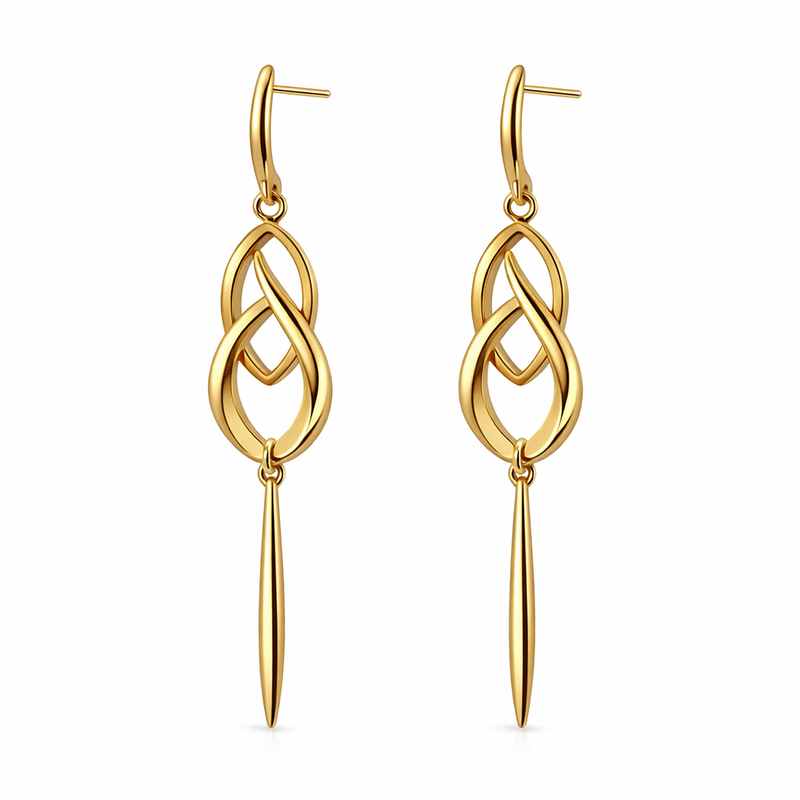 Elegant 14k Gold Plated Earrings Drive Customization and Business Growth in Stainless Steel Jewelry Manufacturing Elegant 14k Gold Plated Earrings Drive Customization and Business Growth in Stainless Steel Jewelry Manufacturing