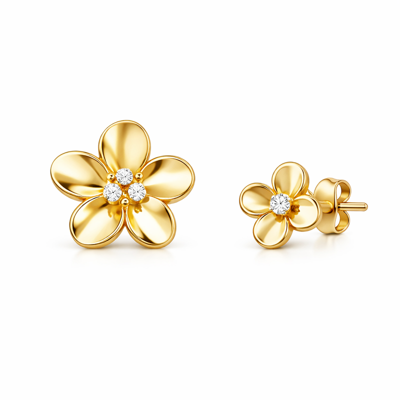 Elegant 14k Gold Plated Earrings: The Growing Trend of Asymmetric Flower Stud and Tiny Flower Designs for Wholesale Jewelry Manufacturers 8 Elegant 14k Gold Plated Earrings: The Growing Trend of Asymmetric Flower Stud and Tiny Flower Designs for Wholesale Jewelry Manufacturers