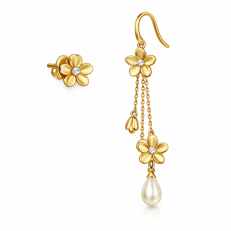 Elegant Gold Plated Flower Earrings: Wholesale Opportunities for 14k Gold Stainless Steel Earrings & Asymmetric Tiny Flower Stud Earrings Elegant Gold Plated Flower Earrings: Wholesale Opportunities for 14k Gold Stainless Steel Earrings & Asymmetric Tiny Flower Stud Earrings