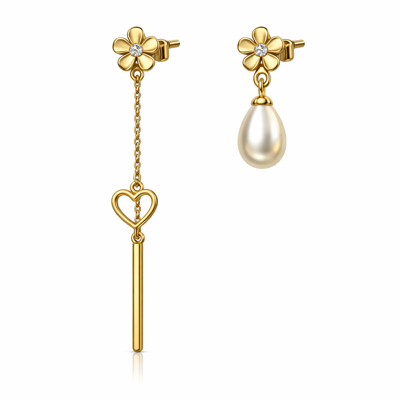Elegant Gold Plated Stainless Steel Earrings: Customization Options for Tiny Flower Stud Earrings and Asymmetric Gold Earrings in Wholesale Manufacturing 8 Elegant Gold Plated Stainless Steel Earrings: Customization Options for Tiny Flower Stud Earrings and Asymmetric Gold Earrings in Wholesale Manufacturing