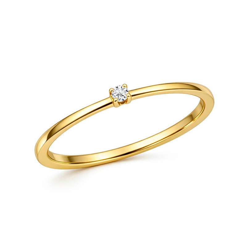 Dainty Micro CZ Ring: Customizable Thin Band 18K Gold Plated & Waterproof Stainless Steel Rings for Wholesale Success Dainty Micro CZ Ring: Customizable Thin Band 18K Gold Plated & Waterproof Stainless Steel Rings for Wholesale Success