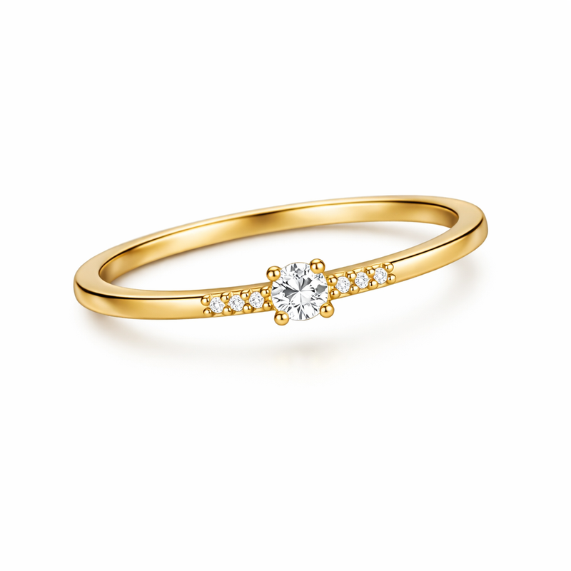 Dainty Micro CZ Ring: A Timeless Trend for 18k Gold Plated Stainless Steel Rings and Waterproof Thin Band Rings 8 Dainty Micro CZ Ring: A Timeless Trend for 18k Gold Plated Stainless Steel Rings and Waterproof Thin Band Rings