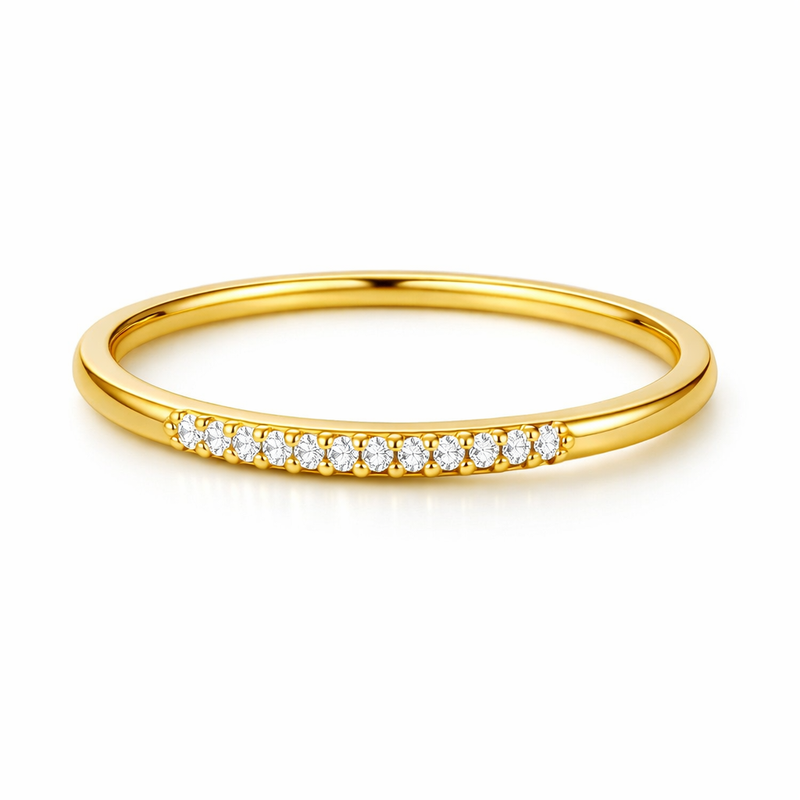 Discover the Versatility of Dainty Micro CZ Rings: Thin Band 18k Gold Plated & Waterproof Stainless Steel Options for Custom Jewelry Manufacturing Discover the Versatility of Dainty Micro CZ Rings: Thin Band 18k Gold Plated & Waterproof Stainless Steel Options for Custom Jewelry Manufacturing