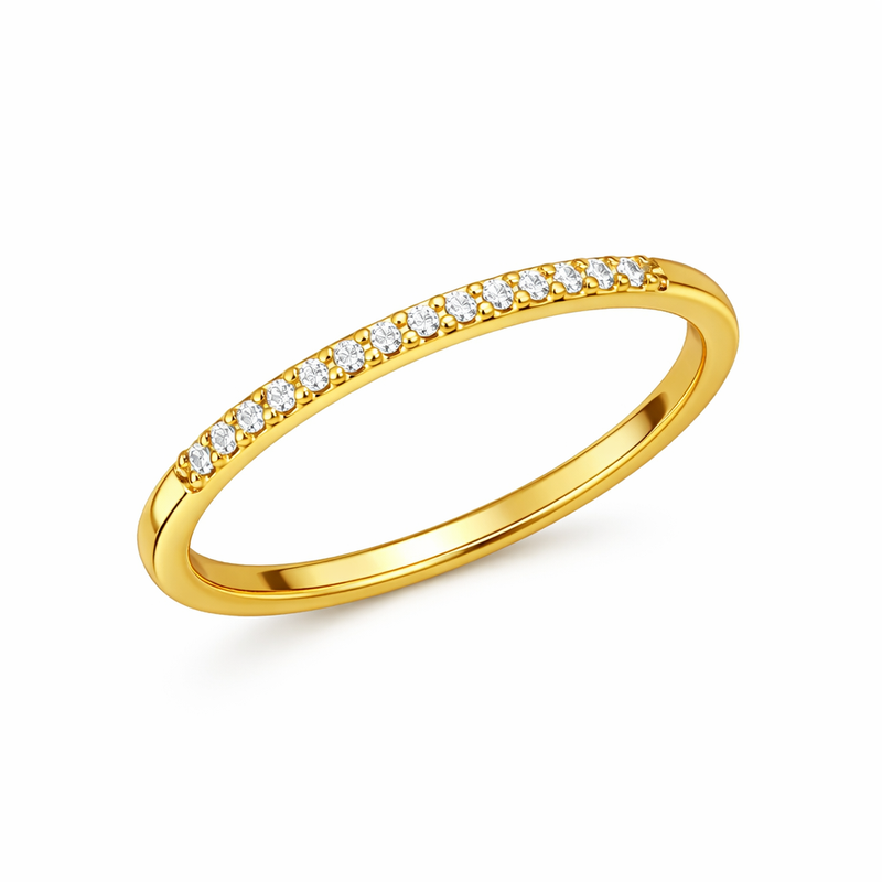 Boost Your Jewelry Business with Dainty Micro CZ Rings, 18k Gold Plated Stainless Steel, and Waterproof Thin Band Rings 2 Boost Your Jewelry Business with Dainty Micro CZ Rings, 18k Gold Plated Stainless Steel, and Waterproof Thin Band Rings