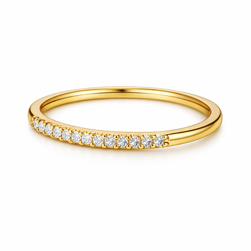 Boost Your Jewelry Brand with Customizable Dainty Micro CZ Rings: Affordable 18K Gold Plated Stainless Steel and Waterproof Thin Band Options 6 Boost Your Jewelry Brand with Customizable Dainty Micro CZ Rings: Affordable 18K Gold Plated Stainless Steel and Waterproof Thin Band Options