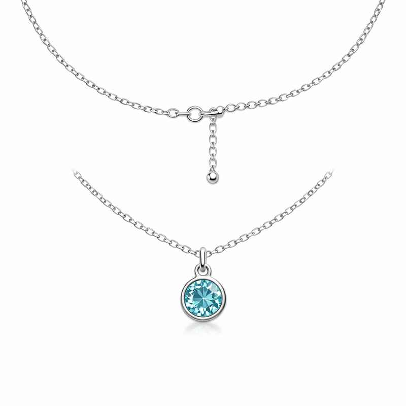 Personalized Birthstone Charm Pendant - Hypoallergenic DIY Necklace 2 Personalized Birthstone Charm Pendant - Hypoallergenic DIY Necklace