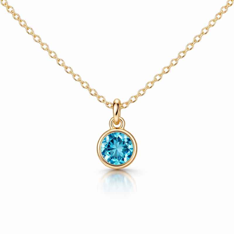 Personalized Birthstone Charm Pendant - Hypoallergenic DIY Necklace 2 Personalized Birthstone Charm Pendant - Hypoallergenic DIY Necklace