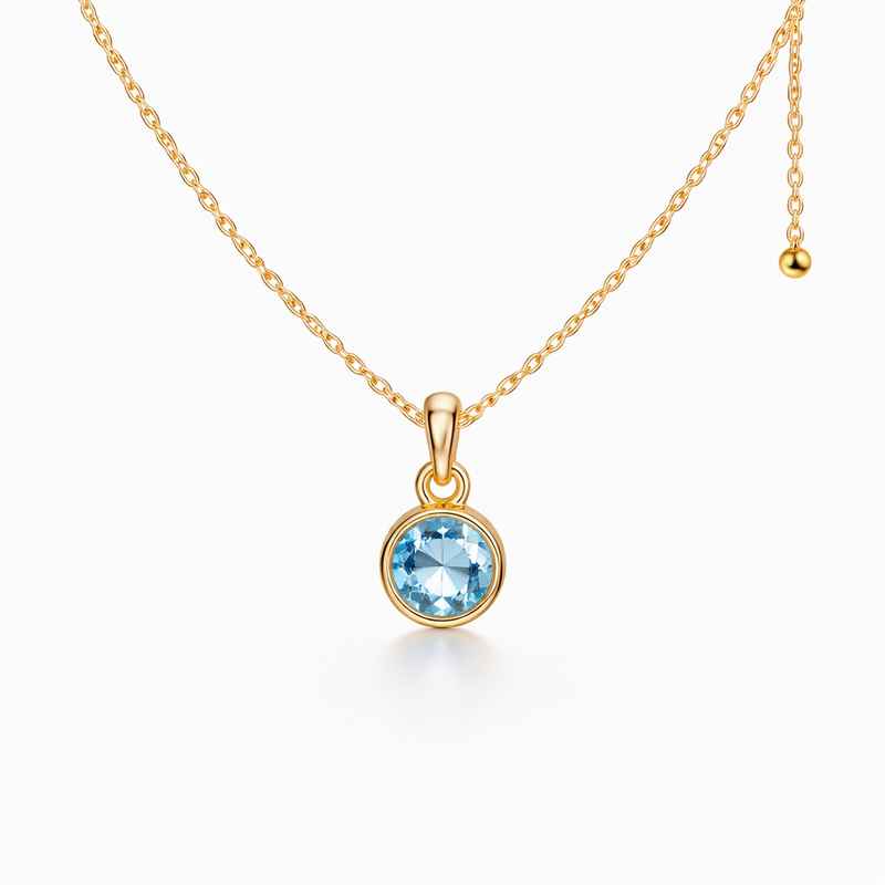 Personalized Birthstone Charm Pendant Hypoallergenic DIY Necklace 1 Personalized Birthstone Charm Pendant Hypoallergenic DIY Necklace