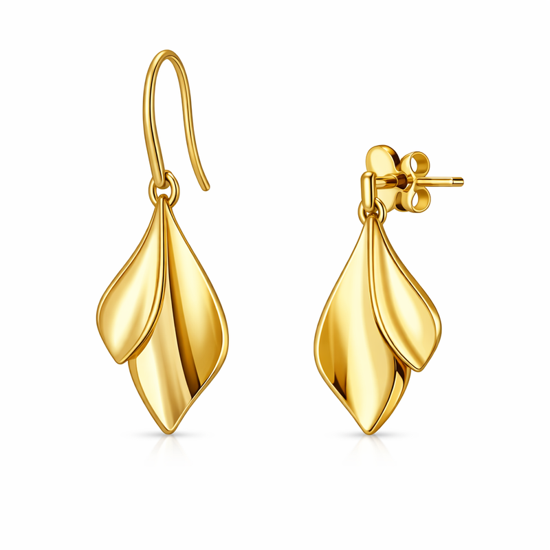 Elevate Your Jewelry Collection with Custom Minimalist Gold Plated Earrings: Asymmetric Petal and Hypoallergenic Options for Wholesale Success 2 Elevate Your Jewelry Collection with Custom Minimalist Gold Plated Earrings: Asymmetric Petal and Hypoallergenic Options for Wholesale Success