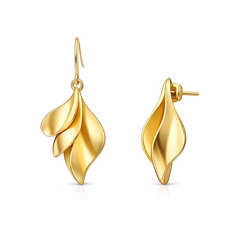 Boost Your Jewelry Business with Custom Minimalist Gold Plated Earrings, Asymmetric Petal Designs, and Hypoallergenic Options 2 Boost Your Jewelry Business with Custom Minimalist Gold Plated Earrings, Asymmetric Petal Designs, and Hypoallergenic Options