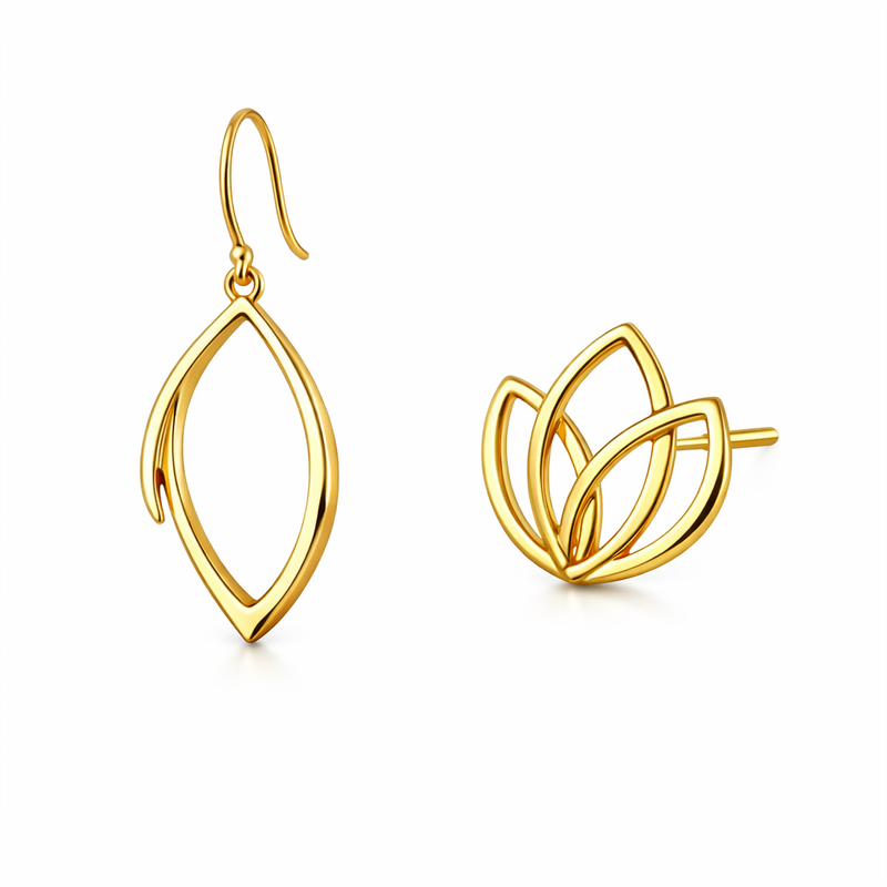 Elevate Your Jewelry Line with Minimalist Gold Plated Earrings, Asymmetric Hypoallergenic Earrings, and Petal Frame Gold Earrings – Customizable Designs for Wholesale Success 6 Elevate Your Jewelry Line with Minimalist Gold Plated Earrings, Asymmetric Hypoallergenic Earrings, and Petal Frame Gold Earrings – Customizable Designs for Wholesale Success
