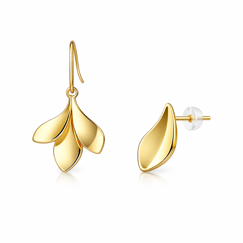 Why Minimalist Gold Plated Earrings and Asymmetric Petal Designs Are Perfect for Wholesale Jewelry Manufacturing Why Minimalist Gold Plated Earrings and Asymmetric Petal Designs Are Perfect for Wholesale Jewelry Manufacturing