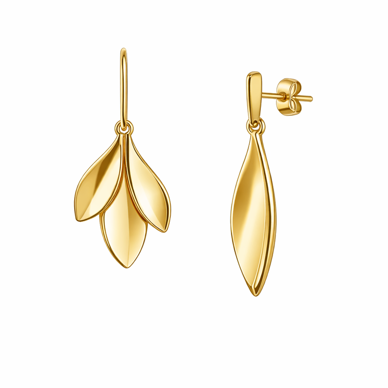 Boost Your Business with Customizable Minimalist Gold Plated Earrings: Asymmetric Petal & Hypoallergenic Designs for Wholesale Manufacturing 2 Boost Your Business with Customizable Minimalist Gold Plated Earrings: Asymmetric Petal & Hypoallergenic Designs for Wholesale Manufacturing