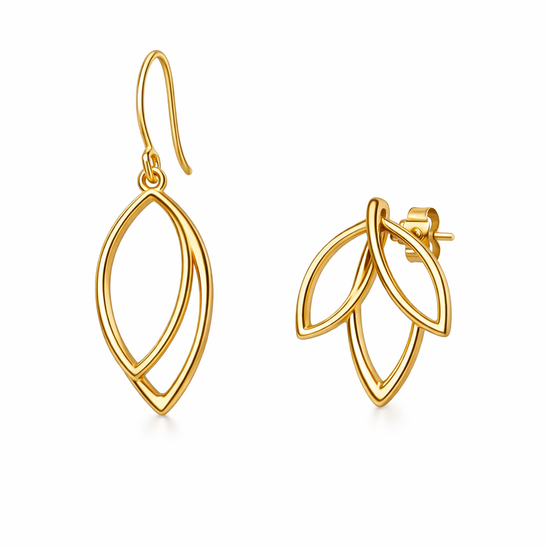 minimalist asymmetric gold plated earrings: hypoallergenic petal frame designs for wholesale manufacturing & customization, driving business growth 9 minimalist asymmetric gold plated earrings: hypoallergenic petal frame designs for wholesale manufacturing & customization, driving business growth