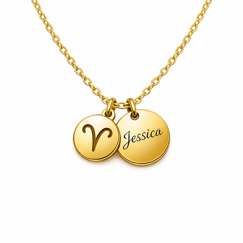 Personalized Zodiac Charm Pendant: Customizable Hypoallergenic DIY Necklace and Zodiac Symbol Pendant Necklace for Wholesale Jewelry Growth 6 Personalized Zodiac Charm Pendant: Customizable Hypoallergenic DIY Necklace and Zodiac Symbol Pendant Necklace for Wholesale Jewelry Growth