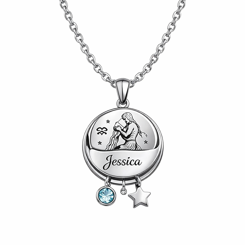Personalized Zodiac Charm Pendant: Boost Your Jewelry Business with Hypoallergenic & DIY Zodiac Necklace Customization 2 Personalized Zodiac Charm Pendant: Boost Your Jewelry Business with Hypoallergenic & DIY Zodiac Necklace Customization