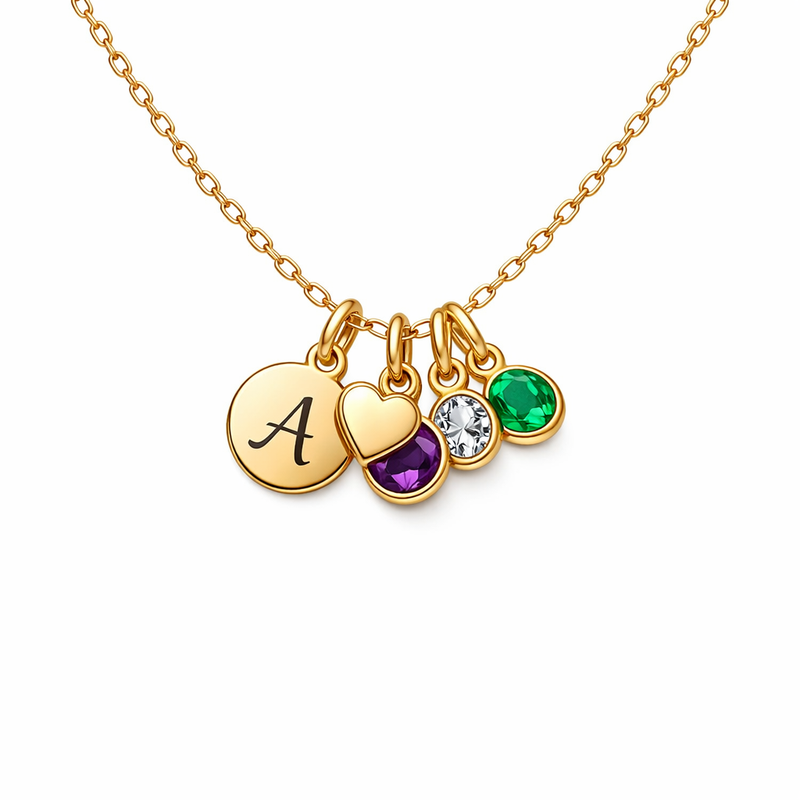 Personalized Birth Month Stone Necklace: Boost Sales with DIY Hypoallergenic Charm Pendants & Custom Birthstone Jewelry Pendants 2 Personalized Birth Month Stone Necklace: Boost Sales with DIY Hypoallergenic Charm Pendants & Custom Birthstone Jewelry Pendants