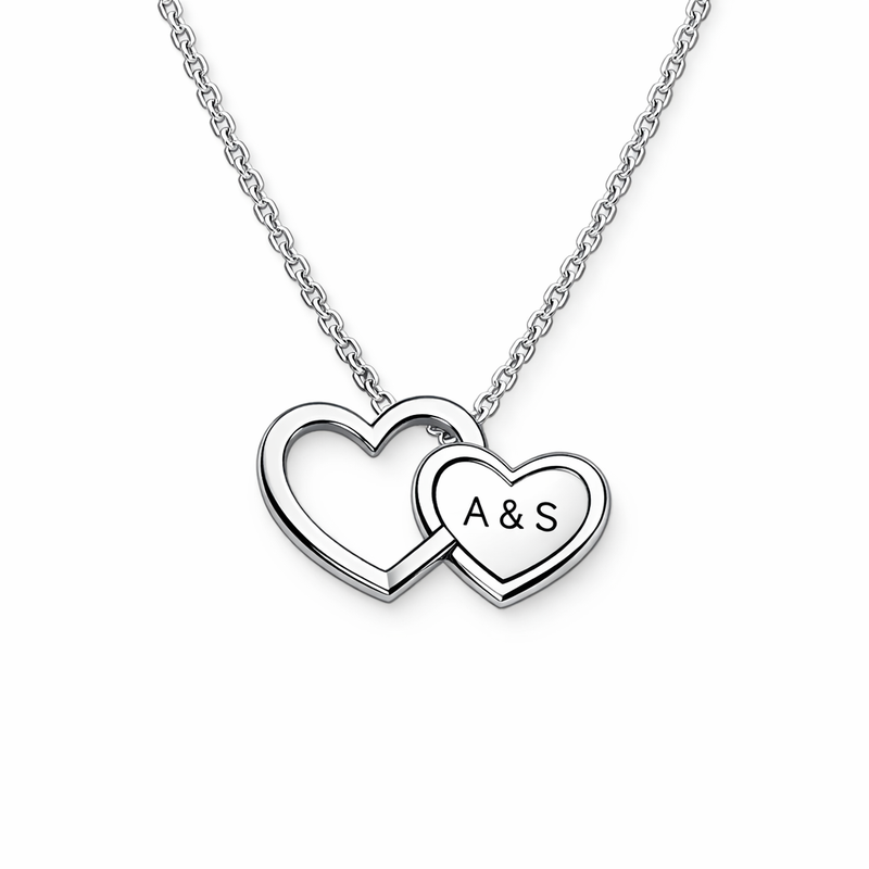 Elevate Your Brand with Minimalist Stainless Steel Heart Pendant Necklaces: Customization & Wholesale Opportunities for Double Heart Initial Necklaces for Women and Love Symbol Pendants for Women 2 Elevate Your Brand with Minimalist Stainless Steel Heart Pendant Necklaces: Customization & Wholesale Opportunities for Double Heart Initial Necklaces for Women and Love Symbol Pendants for Women