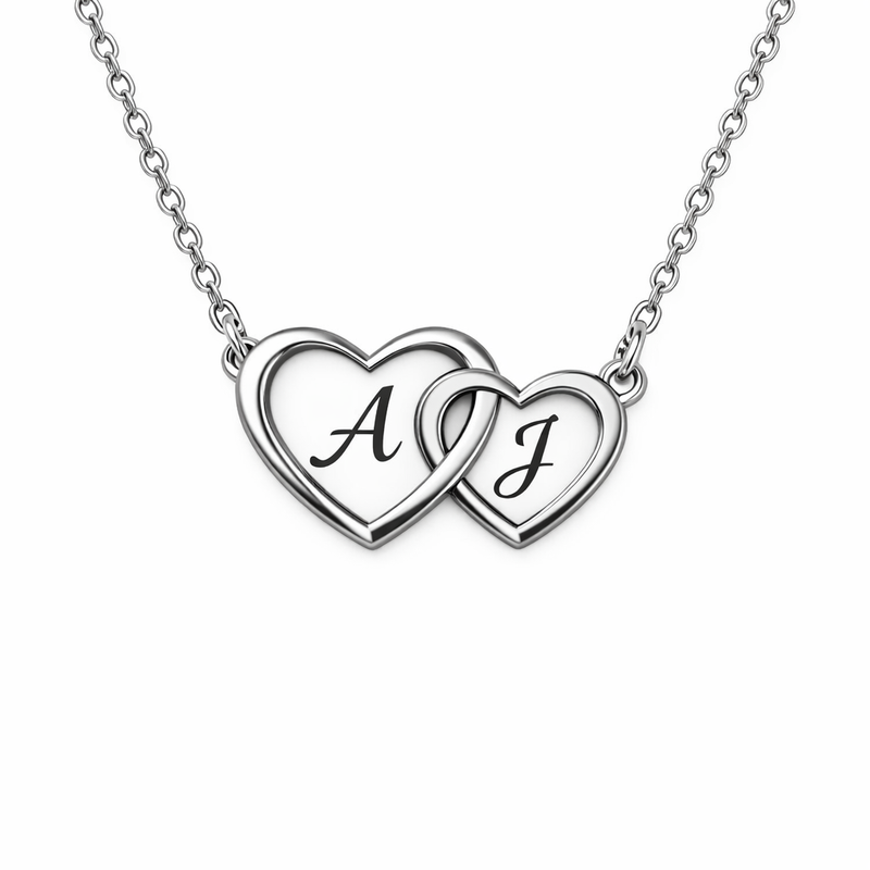 Boost Your Jewelry Business with Custom Minimalist Stainless Steel Heart Pendants and Double Heart Initial Necklaces 2 Boost Your Jewelry Business with Custom Minimalist Stainless Steel Heart Pendants and Double Heart Initial Necklaces