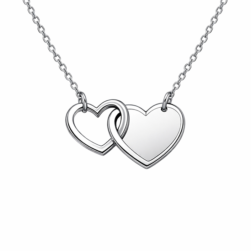 Minimalist Stainless Steel Double Heart Necklace Customization Trends Driving Wholesale Growth and OEM Jewelry Manufacturing Success 2 Minimalist Stainless Steel Double Heart Necklace Customization Trends Driving Wholesale Growth and OEM Jewelry Manufacturing Success