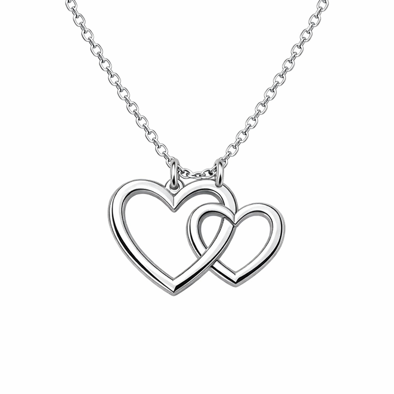 Minimalist Stainless Steel Heart Necklace: Boost Your Jewelry Brand with Custom Double Heart Pendant Designs 5 Minimalist Stainless Steel Heart Necklace: Boost Your Jewelry Brand with Custom Double Heart Pendant Designs
