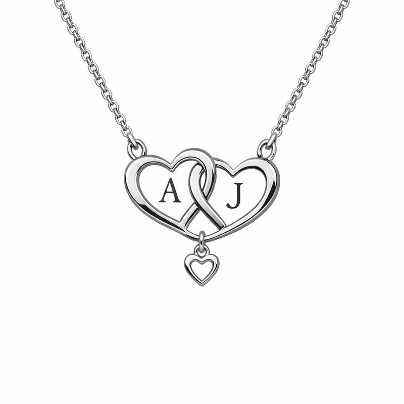 Unlock Business Growth with Minimalist Stainless Steel Heart Pendants: Custom Double Heart Initial Necklaces & Love Symbol Pendant Necklaces for Women 2 Unlock Business Growth with Minimalist Stainless Steel Heart Pendants: Custom Double Heart Initial Necklaces & Love Symbol Pendant Necklaces for Women