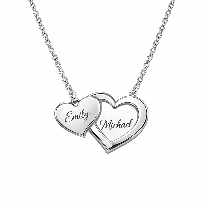 Unlock Business Growth with Minimalist Stainless Steel Double Heart Necklace: Customizable Personalized Love Symbol Pendants for Women 6 Unlock Business Growth with Minimalist Stainless Steel Double Heart Necklace: Customizable Personalized Love Symbol Pendants for Women