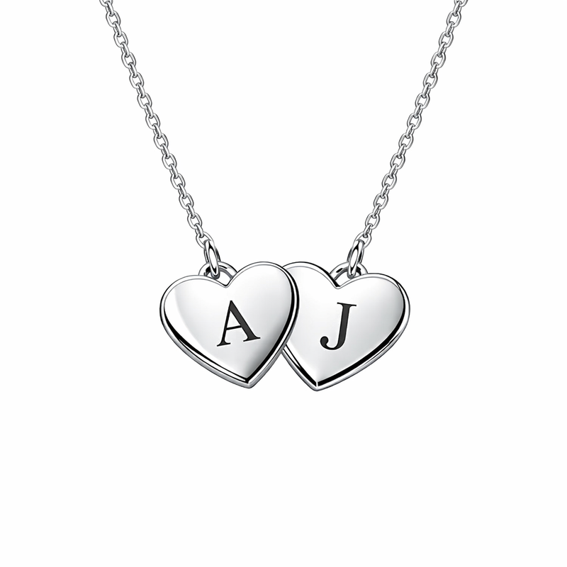 Enhance Your Brand with a Minimalist Stainless Steel Double Heart Initial Necklace for Women: Customization, Durability, and Quality Control for Wholesale Success 2 Enhance Your Brand with a Minimalist Stainless Steel Double Heart Initial Necklace for Women: Customization, Durability, and Quality Control for Wholesale Success