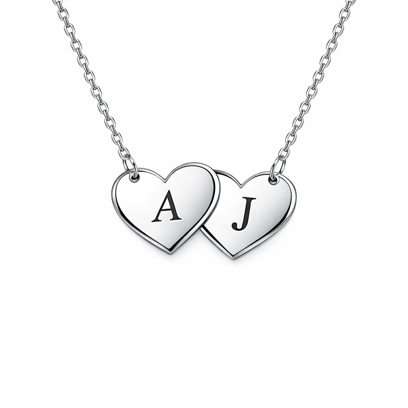 Why the Minimalist Stainless Steel Double Heart Necklace is a Trending Choice for OEM/ODM Jewelry Manufacturers: A Customizable Initial Love Pendant for Women Why the Minimalist Stainless Steel Double Heart Necklace is a Trending Choice for OEM/ODM Jewelry Manufacturers: A Customizable Initial Love Pendant for Women