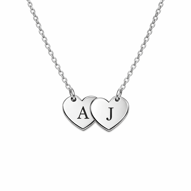 Why the Minimalist Stainless Steel Double Heart Initial Necklace for Women is a Must-Have for Your Wholesale Jewelry Collection 3 Why the Minimalist Stainless Steel Double Heart Initial Necklace for Women is a Must-Have for Your Wholesale Jewelry Collection