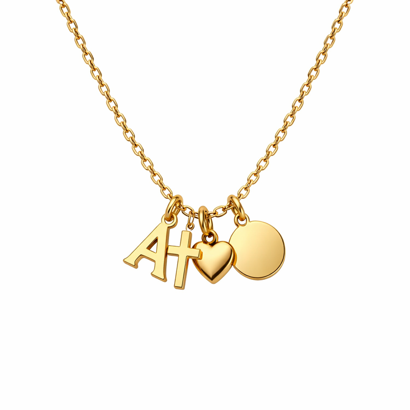 Boost Your Jewelry Business with the Customizable Initial Cross Heart Charm Necklace and Personalized Gold Stainless Steel Pendant Options 2 Boost Your Jewelry Business with the Customizable Initial Cross Heart Charm Necklace and Personalized Gold Stainless Steel Pendant Options