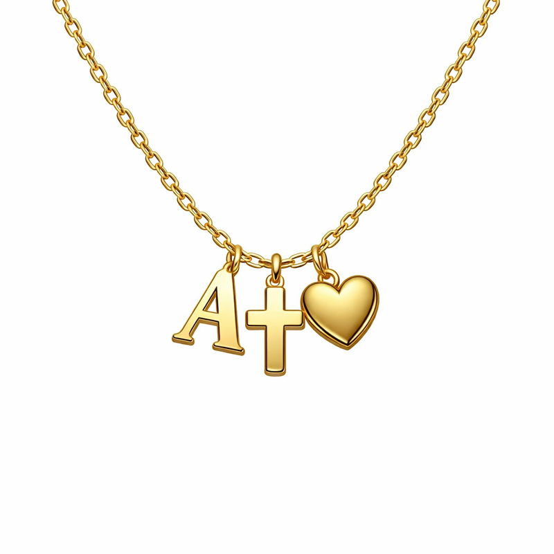 Customization and Durability: Why the Initial Cross Heart Charm Necklace is the Perfect Choice for Your Personalized Gold Stainless Steel Pendant Needs 7 Customization and Durability: Why the Initial Cross Heart Charm Necklace is the Perfect Choice for Your Personalized Gold Stainless Steel Pendant Needs