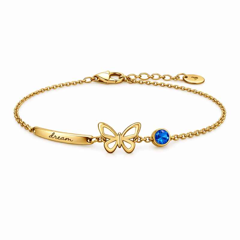 butterfly birthstone charm gold stainless steel personalized bracelet personalized butterfly birthstone charm bracelet for women gold stainless steel custom birthstone butterfly jewelry bracelet 1 butterfly birthstone charm gold stainless steel personalized bracelet personalized butterfly birthstone charm bracelet for women gold stainless steel custom birthstone butterfly jewelry bracelet
