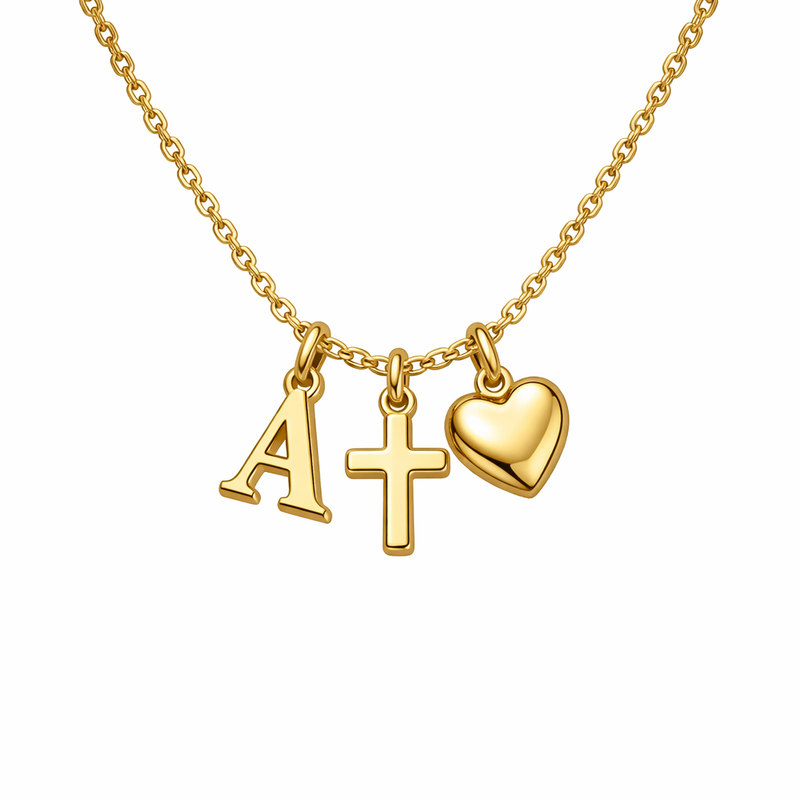 How Customizing Initial Cross Heart Charm Necklaces and Personalized Gold Pendant Necklaces Can Boost Your Wholesale Jewelry Business 2 How Customizing Initial Cross Heart Charm Necklaces and Personalized Gold Pendant Necklaces Can Boost Your Wholesale Jewelry Business
