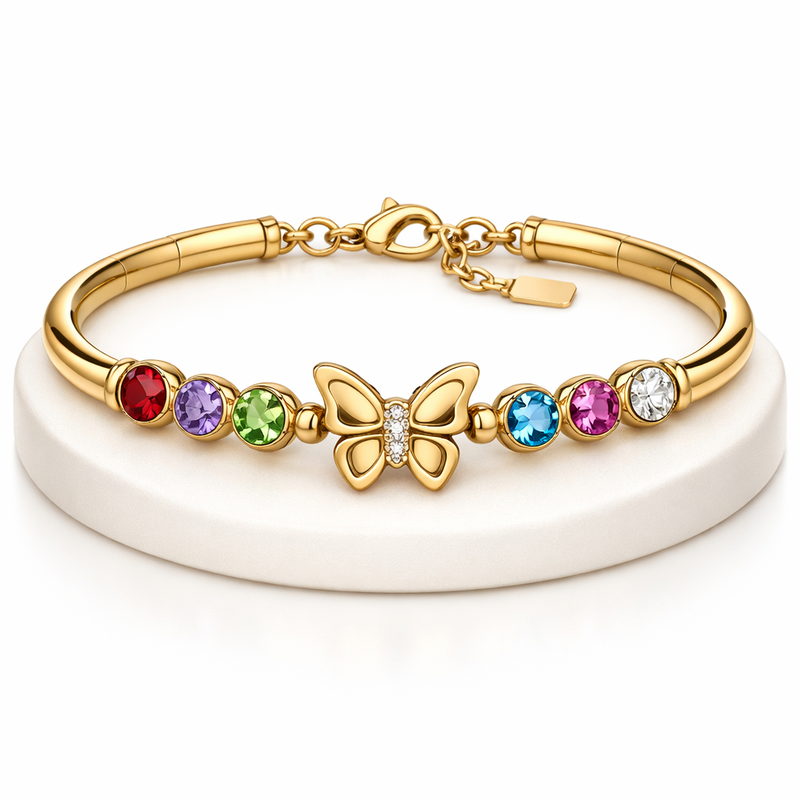 The Rise of the Butterfly Birthstone Charm Bracelet: A Trend in Gold Stainless Steel Personalized Jewelry for Wholesale Customization The Rise of the Butterfly Birthstone Charm Bracelet: A Trend in Gold Stainless Steel Personalized Jewelry for Wholesale Customization