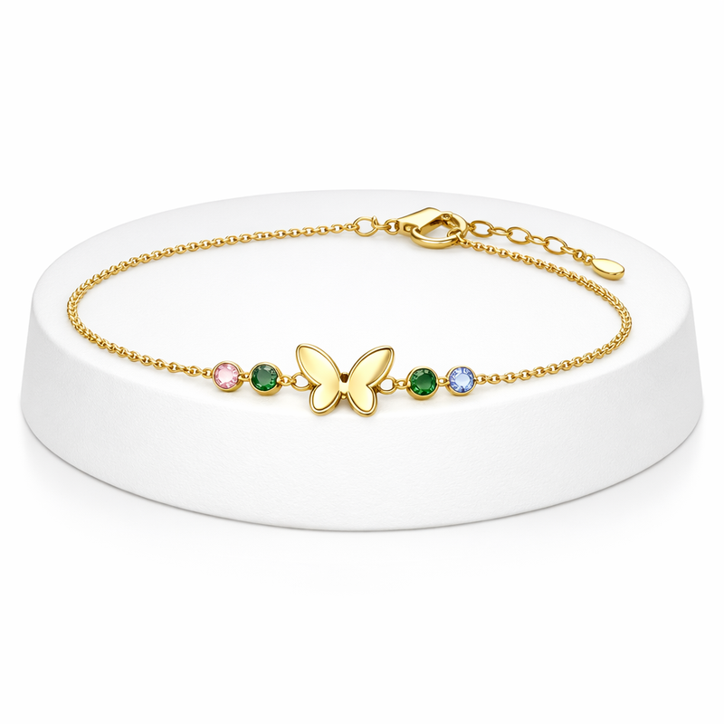 Butterfly Birthstone Charm Gold Stainless Steel Bracelet Customization Trends Driving Wholesale Jewelry Business Growth in 2026 Butterfly Birthstone Charm Gold Stainless Steel Bracelet Customization Trends Driving Wholesale Jewelry Business Growth in 2026